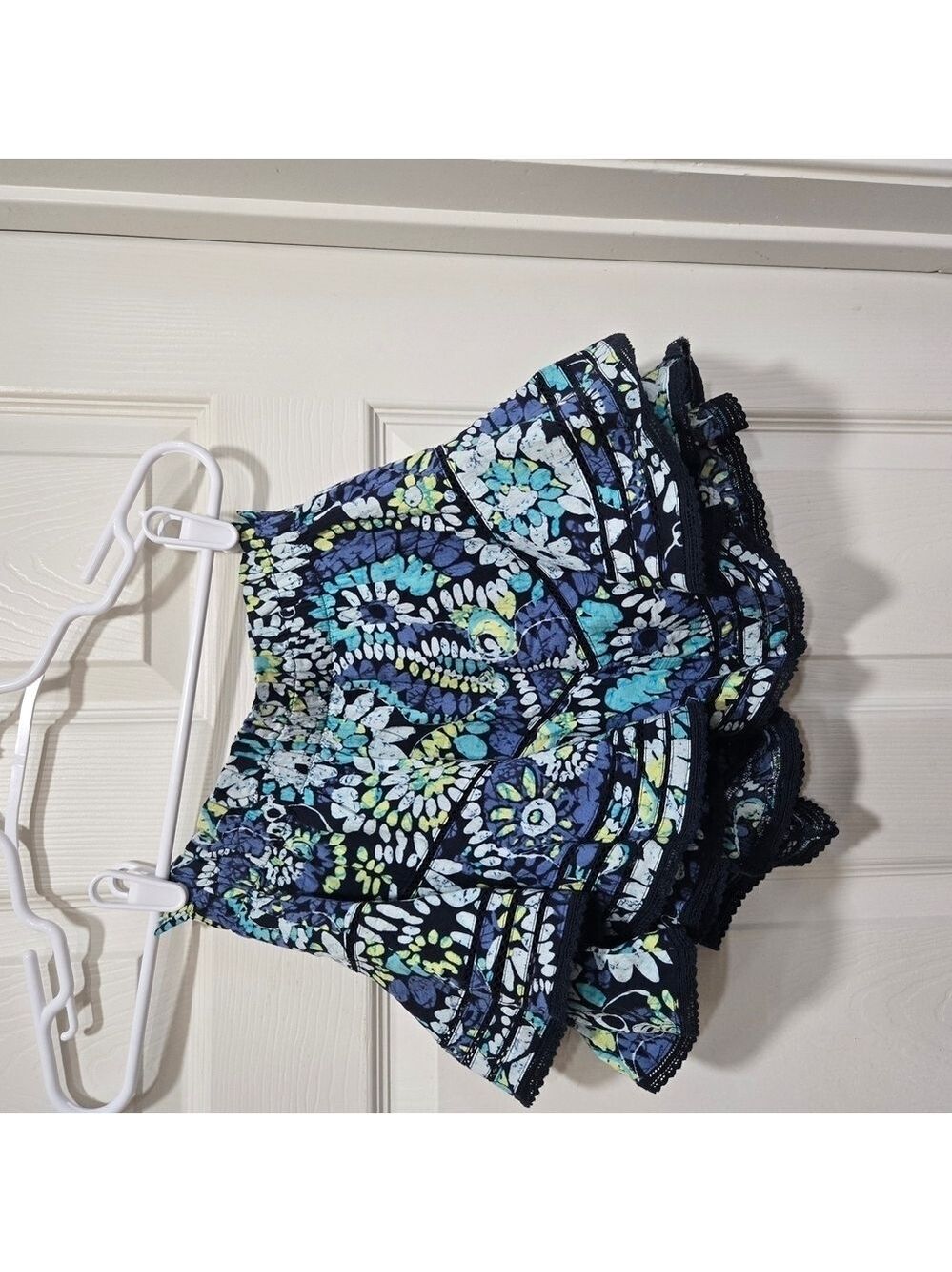 Aerie Floral Skort XS Blue Green Ruffle Mini Skirt Shorts NWT - Picture 7 of 13